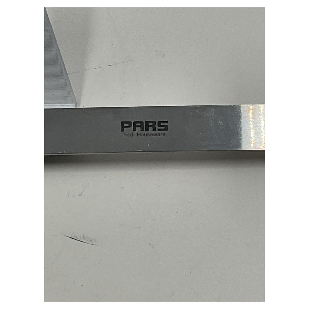 PARS Yedi Houseware 25.5" Flat BBQ Skewers Set of 6 Stainless Steel Wood Handle - Picture 2 of 4